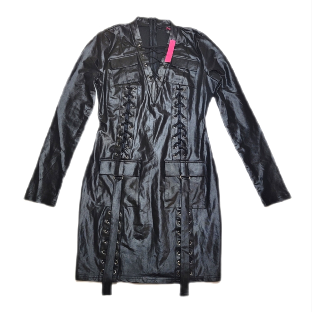 Femme Fatal Wet Look Dress by Xtaren